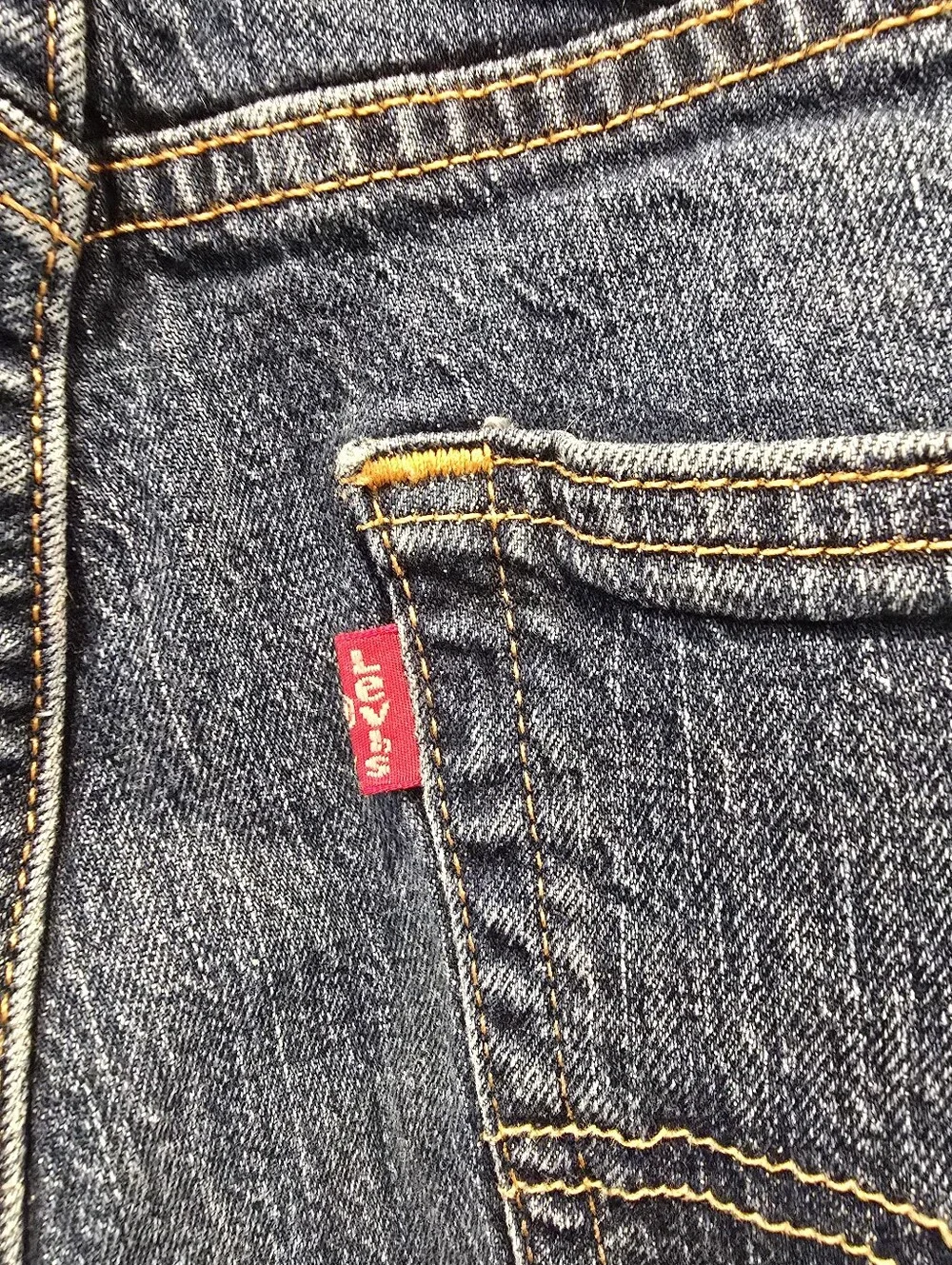 Levi’s Men’s Blue Denim Jeans Straight Fit Medium Wash 5-Pocket Cotton 32x32